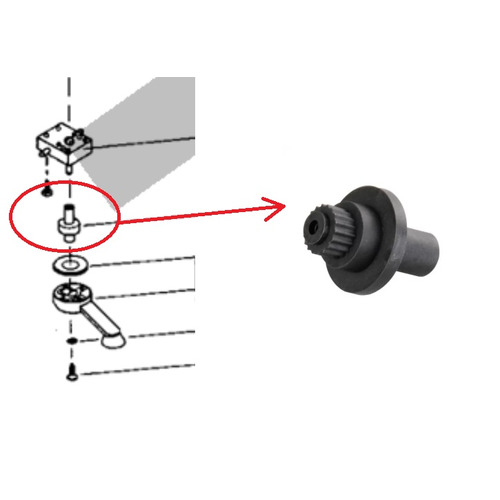 PIGNON COURT POUR LANTERNEAUX DOMETIC HEKI I