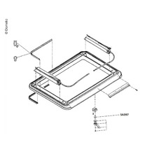 Miniature PIGNON COURT POUR LANTERNEAUX DOMETIC HEKI I N° 2