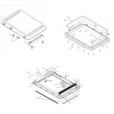 Miniature CHARNIÈRE DE RECHANGE POUR HEKI 3 HEKI 3+ HEKI 4+ - DOMETIC N° 2 Miniature CHARNIÈRE DE RECHANGE POUR HEKI 3 HEKI 3+ HEKI 4+ - DOMETIC N° 2