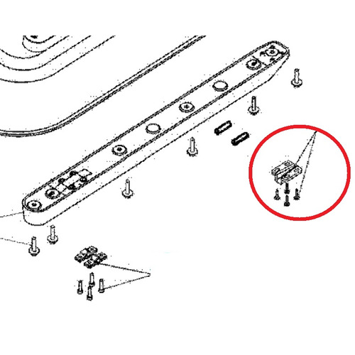 Fixation POUR HEKI 3 HEKI 4+ -DOMETIC