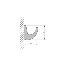 Miniature THULE GOUTTIÈRE ADHÉSIF DE 450 CM - THULE N° 2