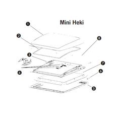 Miniature CAPOT DE RECHANGE POUR MINI HEKI N° 2