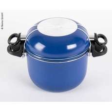 Miniature POPOTE DE CUISINE ALUMINIUM BLEU/NOIR 9 PIÈCES - CAMP4 N° 1 Miniature POPOTE DE CUISINE ALUMINIUM BLEU/NOIR 9 PIÈCES - CAMP4 N° 1