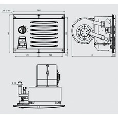 Miniature CHAUFFAGE AÉROTHERME 5000W KUBA 350 - KALORI N° 3