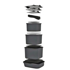 Miniature POPOTE DE CUISINE SMARTSPACE / 10 PIECES - CAMP4 N° 1 Miniature POPOTE DE CUISINE SMARTSPACE / 10 PIECES - CAMP4 N° 1