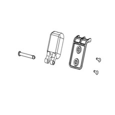 Miniature CHARNIERE DE FIXATION POUR MIDI HEKI DOMETIC A BARRE N° 0