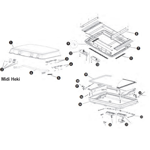 ANGLES CADRE INTERIEUR POUR MIDI HEKI