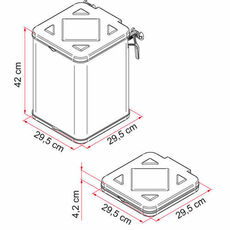 Miniature POUBELLE PLIABLE PACK WASTE - FIAMMA N° 1