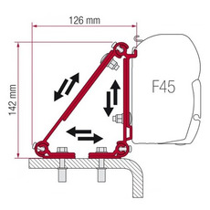 Miniature KIT ADAPTATEUR MULTI F45/F70 - FIAMMA N° 0 Miniature KIT ADAPTATEUR MULTI F45/F70 - FIAMMA N° 0
