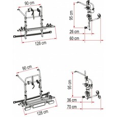 Miniature PORTE-VELOS Carry-Bike MERCEDES Class V Premium - FIAMMA N° 2