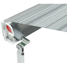 Miniature STORE F45S - 4.25M - BOITIER POLAR WHITE - TOILE ROYAL GREY - FIAMMA N° 4