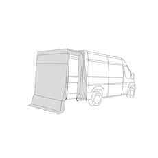 Miniature SAS REAR DOOR COVER DUCATO N° 1 Miniature SAS REAR DOOR COVER DUCATO N° 1