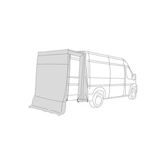 Miniature SAS REAR DOOR COVER DUCATO N° 1