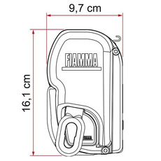 Miniature Cache boîtier F45IL/F1 - Polar White - GAUCHE  N° 3