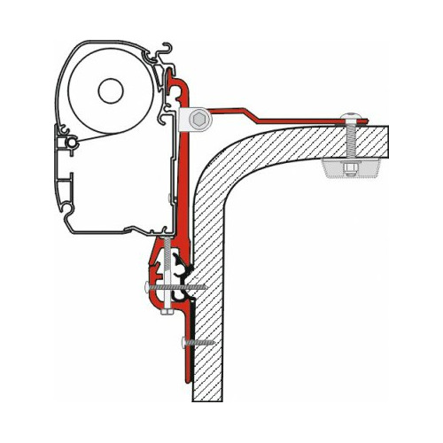 KIT ADAPTATEUR ERIBA TOURING / F45 - FIAMMA