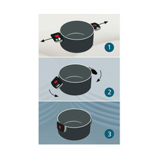 Miniature CASSEROLE ANTI-ADHESIVE A POIGNEES REPLIABLE - 24 CM N° 1 Miniature CASSEROLE ANTI-ADHESIVE A POIGNEES REPLIABLE - 24 CM N° 1