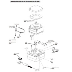 Miniature JOINT D'EVENT PORTA POTTI 145/165/335/345/365 - THETFORD N° 1