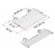 Miniature ETENDAGE SUR PORTE-VELOS EASY DRY - FIAMMA N° 3 Miniature ETENDAGE SUR PORTE-VELOS EASY DRY - FIAMMA N° 3