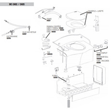 Miniature TIGE WC C402/C403 - THETFORD N° 1