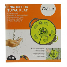 Miniature Tuyau d'eau plat sur enrouleur 15m spécial camping-car Optima N° 1 Miniature Tuyau d'eau plat sur enrouleur 15m spécial camping-car Optima N° 1