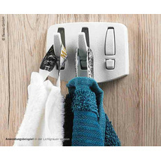 Miniature Crochet mural avec 3 crochets rabattables - FROLI N° 1 Miniature Crochet mural avec 3 crochets rabattables - FROLI N° 1