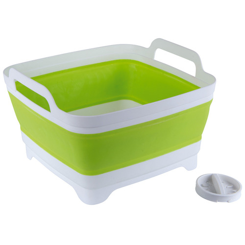 BASSINE PLIABLE BLANCHE ET VERTE - CAMP4