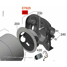 Miniature DISTRIBUTEUR D'AIR CHAUD - TRUMA N° 1