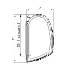 Miniature STORE 5200 BOITIER ANODISE TOILE SAPHIR BLUE 400CM - THULE N° 4