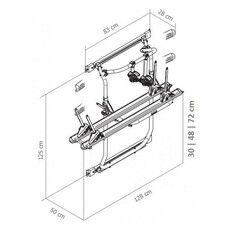 Miniature PORTE-VELOS ELITE VAN XT NOIR DUCATO APRES 2006 - THULE N° 5