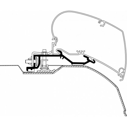 KIT ADAPTATEUR DUCATO H2L2 ET H2L1- THULE