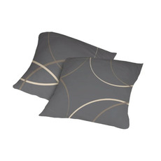 Miniature Taies d'oreiller Ellipse – 58 x 58 cm –  LOT DE 2 - VIA MONDO  N° 0