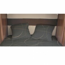 Miniature Taies d'oreiller Ellipse – 58 x 58 cm –  LOT DE 2 - VIA MONDO  N° 1