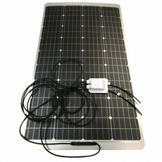 Miniature KIT PANNEAU SOLAIRE SEMI-FLEX 100 WATTS+ régulateur MPPT + colle N° 1 Miniature KIT PANNEAU SOLAIRE SEMI-FLEX 100 WATTS+ régulateur MPPT + colle N° 1