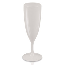 Miniature Lot de 2 Verres à champagne en plastique blanc - CAMP4 N° 0