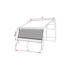 Miniature FACADE DE STORE BLOCKER F45/F65/F35/CS - 3.50 METRES - FIAMMA N° 2 Miniature FACADE DE STORE BLOCKER F45/F65/F35/CS - 3.50 METRES - FIAMMA N° 2