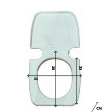 Miniature COUVERCLE+LUNETTE Bi-Pot 30/34/39 - FIAMMA N° 1