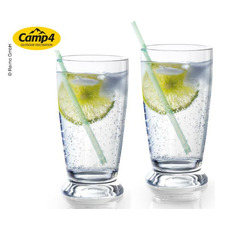 Miniature LOT DE 2 VERRES A EAU EMPILABLES CAPRI 30 CL - CAMP4 N° 2