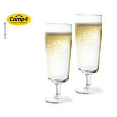 Miniature LOT DE 2 VERRES A CHAMPAGNE EMPILABLES CAPRI - CAMP4 N° 1