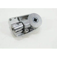 Miniature Plaque d'extrémité gauche avec mécanisme de manivelle pour stores Thule Omnistor 4900 et Tristor², finition anodisée - THULE N° 0