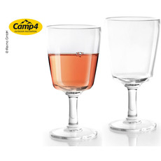 Miniature LOT DE 2 VERRES A VIN EMPILABLES CAPRI - CAMP4 N° 2