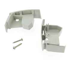 Miniature Paire de caches d'extrémité pour la façade avant des stores Thule Omnistor 4900 et Tristor², finition blanche - THULE N° 1