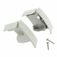 Miniature Paire de caches d'extrémité pour la façade avant des stores Thule Omnistor 4900 et Tristor², finition blanche - THULE N° 2