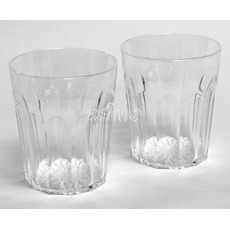 Miniature LOT DE 2 VERRES A JUS DE FRUIT POLYCARBONATE - CAMP4 N° 0