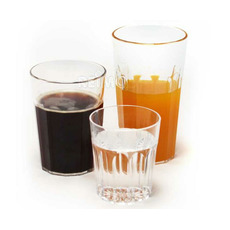 Miniature LOT DE 2 VERRES A JUS DE FRUIT POLYCARBONATE - CAMP4 N° 1