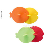 Miniature COUVERCLE ANTI INSECTES FORME POISSON X 4 N° 2