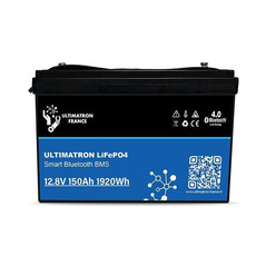 Miniature Batterie Lithium LiFePO4 Smart BMS 12.8V 150AH- PRO - ULTIMATRON N° 0