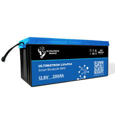 Miniature Batterie Lithium LiFePO4 Smart BMS - 12.8V 200 AH - ULTIMATRON N° 2