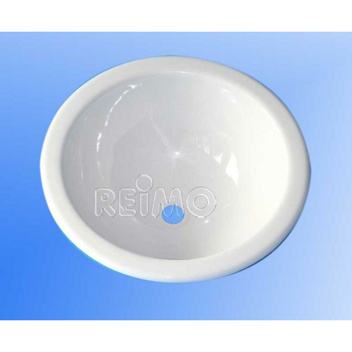 MINI LAVABO ENCASTRABLE ROND EN PLASTIQUE BLANC Ø23 cm - COMET