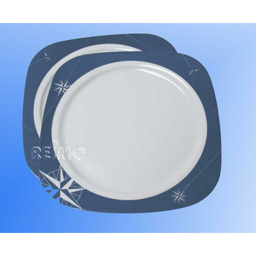 LOT DE 2 ASSIETTES Polarstern MÉLAMINÉ - CAMP4 LOT DE 2 ASSIETTES Polarstern MÉLAMINÉ - CAMP4
