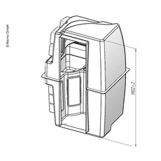 Miniature Unité sanitaire en GRP adaptée à Fiat Ducato N° 1